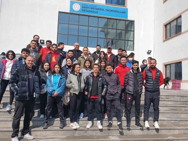 ERÜ Spor Bilimlerinden “Spor ile Hayatı Değiştir” etkinliği
