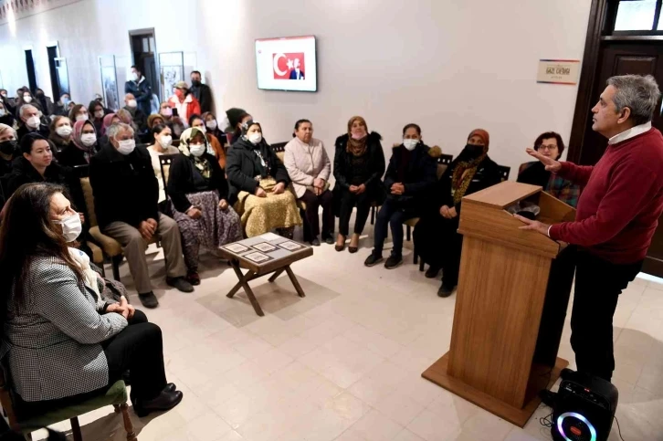 Gazi Çiftliğine emek verenlerin torunları 97 yıl sonra o günü andı
