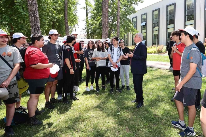 Gençler 3 kilometrelik parkurda 16 hedefe ulaşmak için mücadele etti
