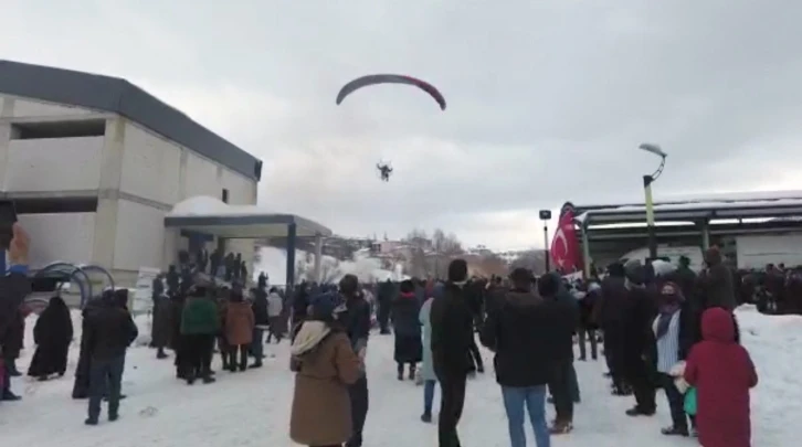 Giresun’da kar festivali renkli görüntülere sahne oldu
