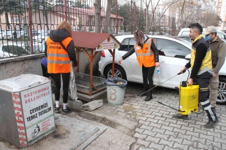 Kastamonu’da sokak hayvanları unutulmadı
