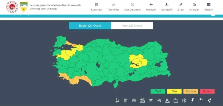 Meteorolojiden uyarılar art arda geliyor
