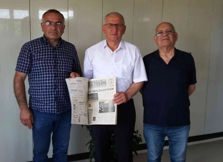 Nebioğlu gazetesi ciltlenip başkanlara hediye edildi
