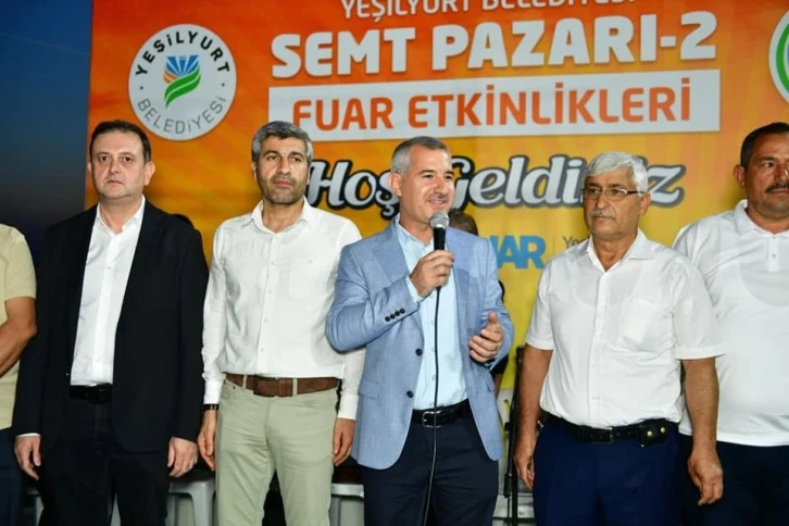 Semt pazarı fuar etkinlikleri ile hizmete girdi
