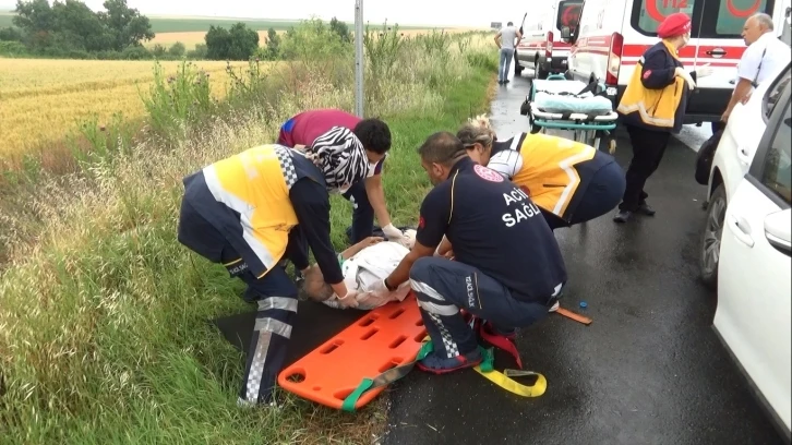 Tekirdağ’da trafik kazası: 2’si ağır 4 yaralı
