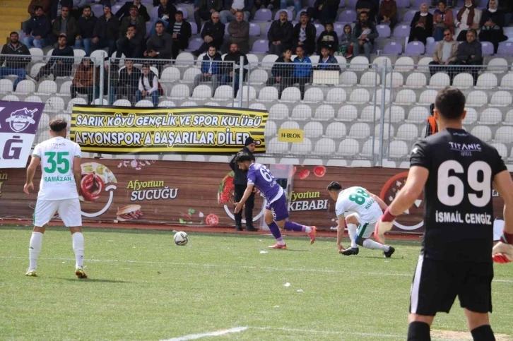 TFF 2. Lig: Afyonspor: 1 - Serik Belediyespor: 0
