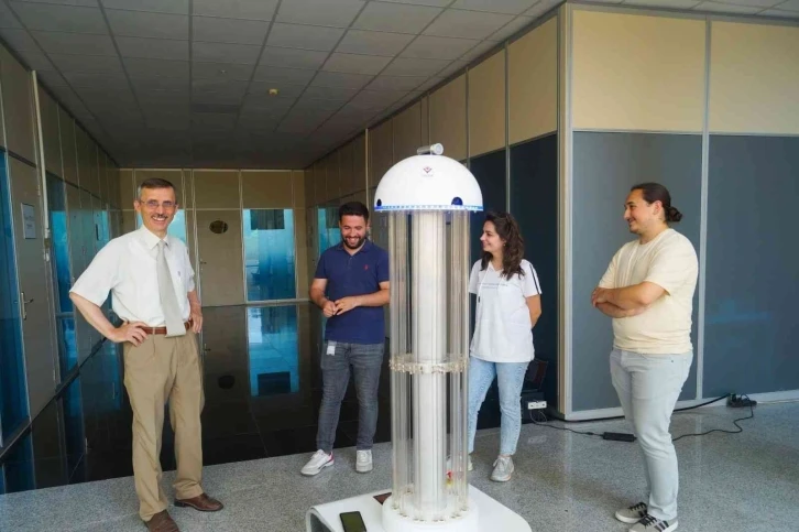 ULUTEK’te geliştirilen robot, virüsleri yok ediyor
