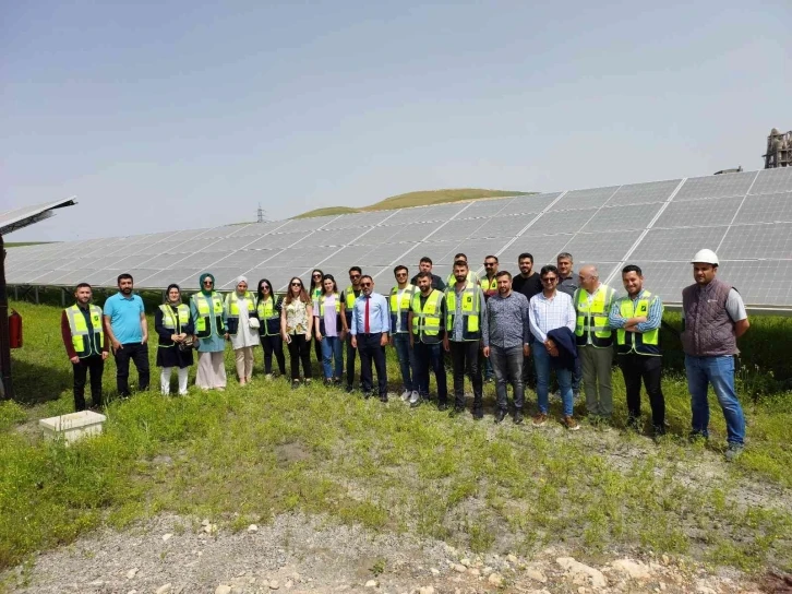 VEDAŞ Muş İl Müdürlüğünden GES santraline teknik gezi
