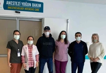 36 gün yoğun bakımda Covid tedavisi gören Rus turist taburcu edildi
