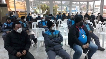 Alanya Belediyesi personeline iş güvenliği ve sağlığı eğitimi
