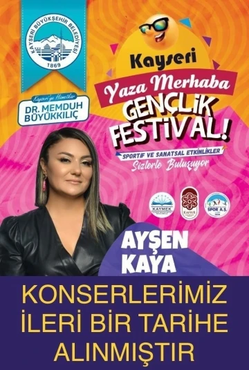 Baha ve Ayşen Kaya Konserleri ertelendi
