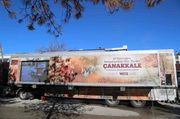 Çanakkale Savaşları Mobil Müzesine Tunceli’de yoğun ilgi
