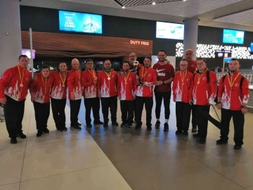 Dünya üçüncüsü olan Türkiye Down Sendromlu Futsal Milli takımı yurda döndü
