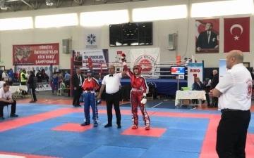 Kapadokya Üniversitesinden Kick Boks Şampiyonasında gururlandıran sonuç
