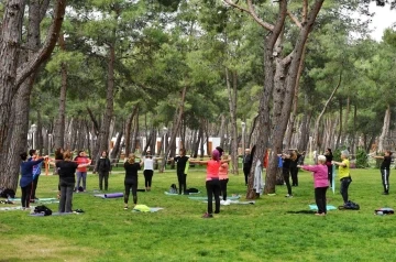 Konyaaltı’nda sabah sporu
