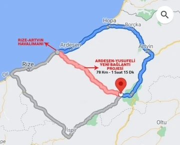 Projesi hazırlanan Rize-Artvin-Erzurum yolu ile yeni turizm havzaları oluşturulacak
