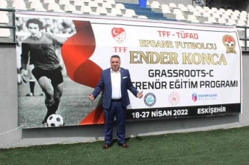 TFF -TÜFAD Efsane Futbolcu Ender Konca Grassroots-c Antrenör Eğitim Programı başladı
