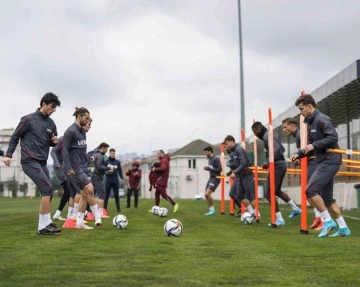 Trabzonspor, Beşiktaş maçı hazırlıklarını sürdürdü
