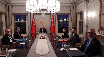 Türkiye Varlık Fonu A.Ş. Yönetim Kurulu, Cumhurbaşkanı Erdoğan’ın başkanlığında Vahdettin Köşkü’nde toplandı

