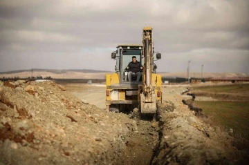 Yoncalı’da yeni kanalizasyon hattı çalışması
